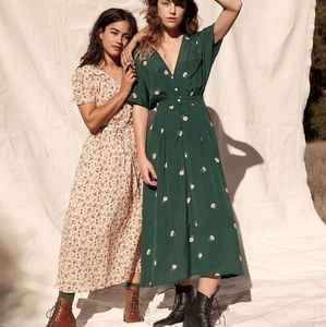 Christy Dawn The Lottie Dress in Emerald Flower, PM